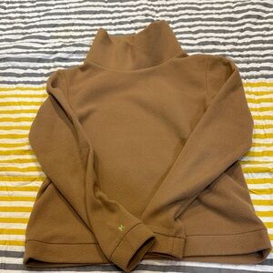 Dudley Stephens Brown Cowl Neck fleece